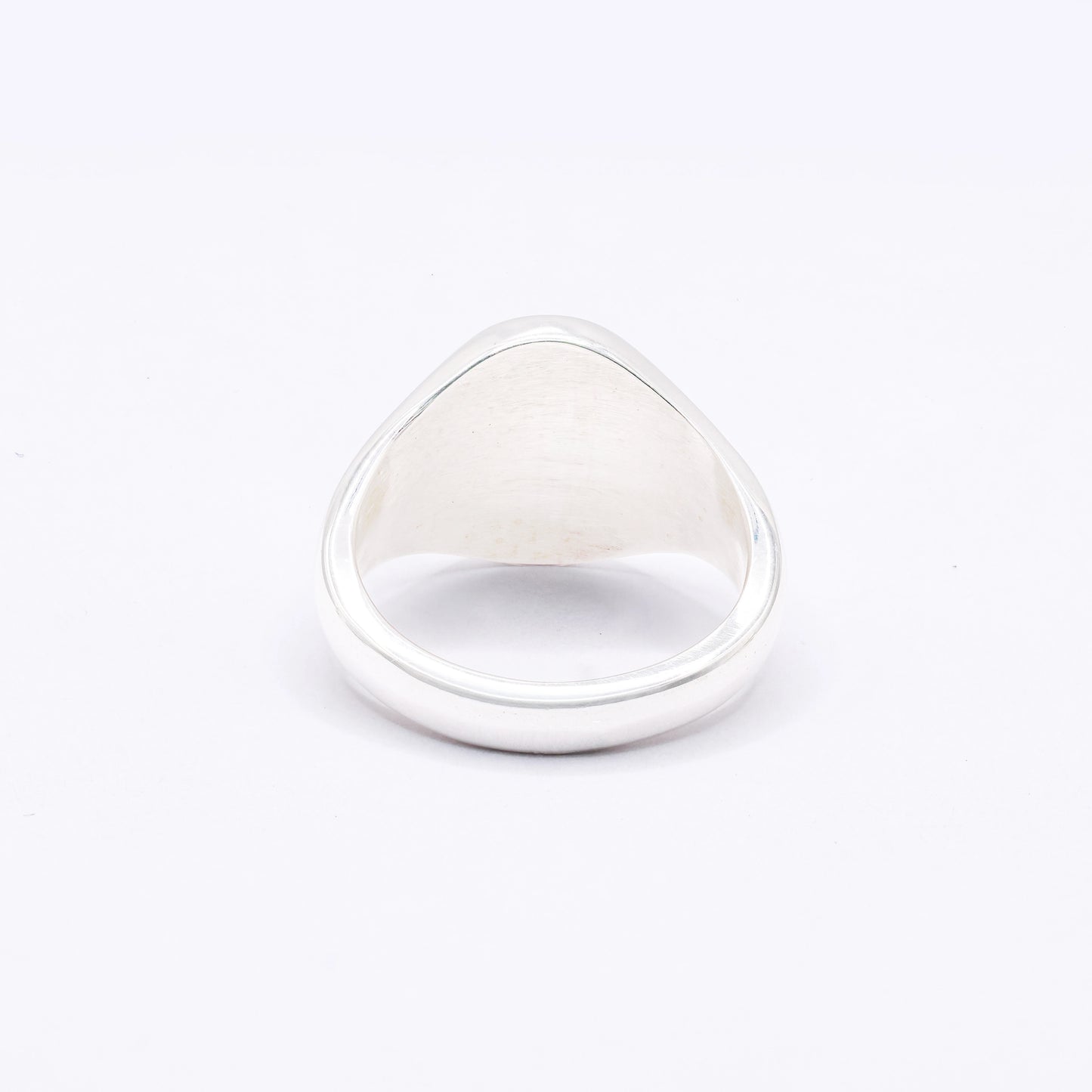 Platinum Signet Oval