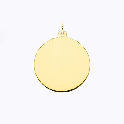 18ct Gold Charm Round