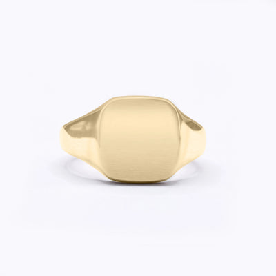 9ct Gold Signet Cushion