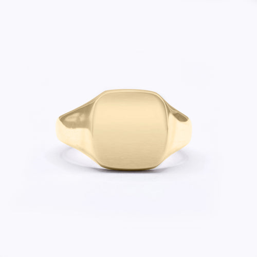 9ct Gold Signet Cushion