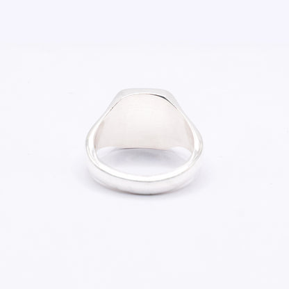 Silver Signet Cushion 11mm x 11mm