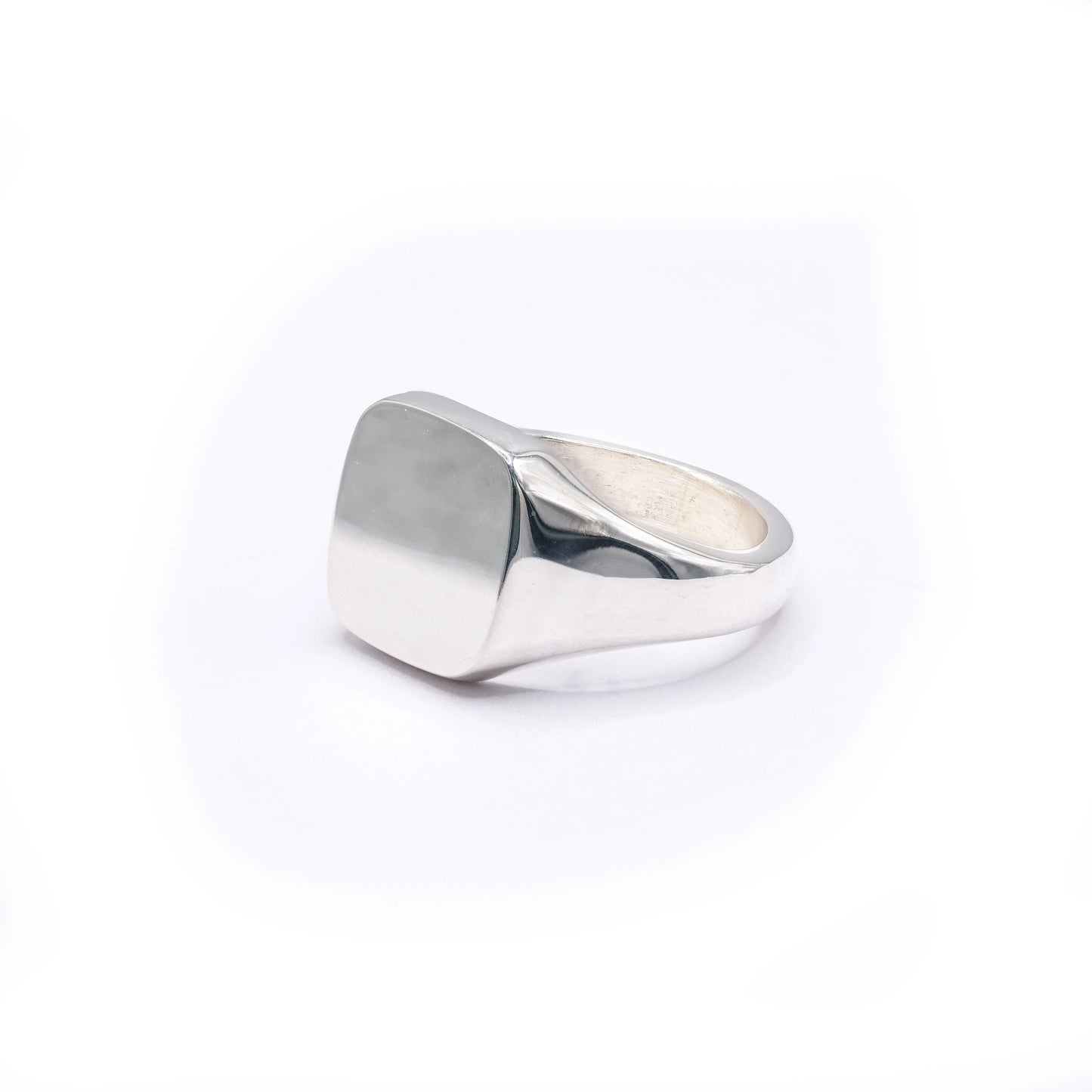 Silver Signet Cushion 11mm x 11mm