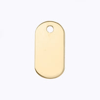 9ct Gold Dog Tag