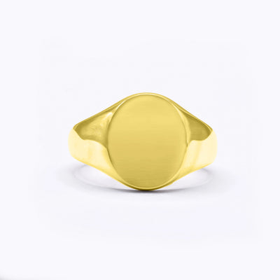 18ct Gold Signet Oval