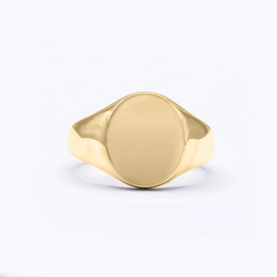 9ct Gold Signet Oval