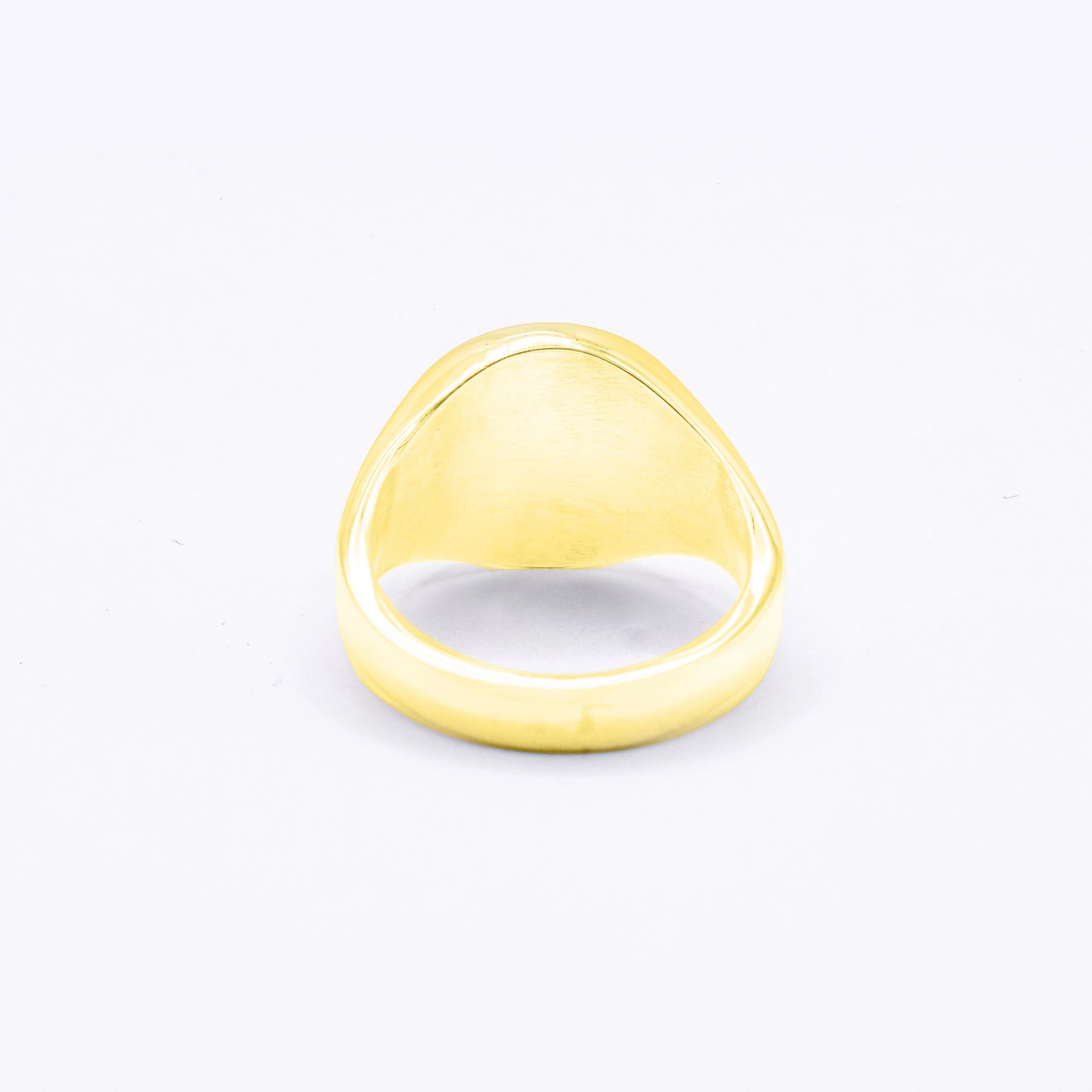 18ct Gold Signet Round