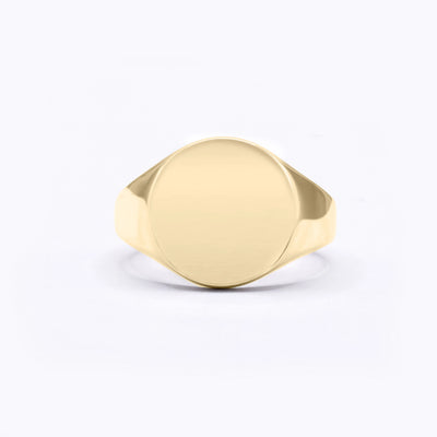 9ct Gold Signet Round