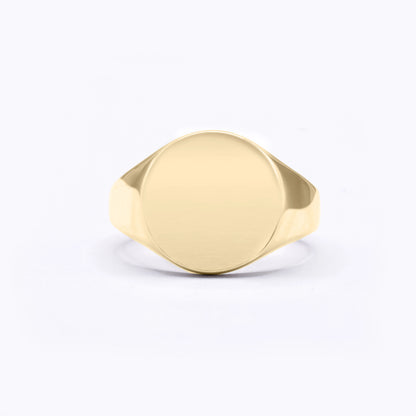 9ct Gold Signet Round