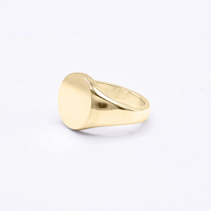 9ct Gold Signet Round