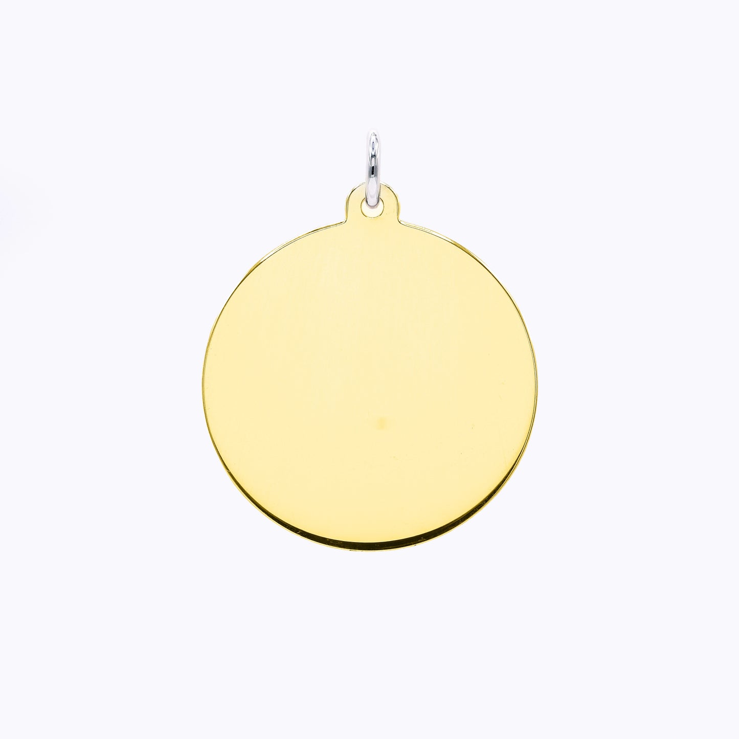 18ct Gold Pendant Round