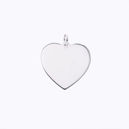 Silver Charm Heart 15mm